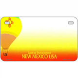 New Mexico Novelty State Blank Metal License Plate 7" x 4" (MP)