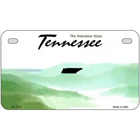 Tennessee Novelty State Blank Metal License Plate 7" x 4" (MP)