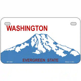 Washington Novelty State Blank Metal License Plate 7" x 4" (MP)