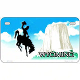 Wyoming Novelty State Blank Metal License Plate 7" x 4" (MP)