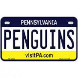 Penguins Pennsylvania Novelty State Metal License Plate 7" x 4" (MP)