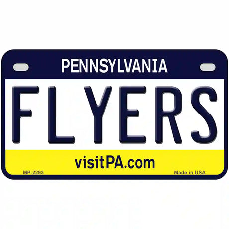 Flyers Pennsylvania Novelty State Metal License Plate 7" x 4" (MP)