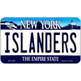 Islanders New York Novelty State Metal License Plate 7" x 4" (MP)