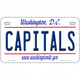 Capitals Washington DC Novelty State Metal License Plate 7" x 4" (MP)