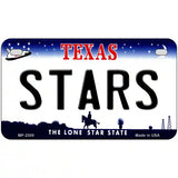 Stars Texas Novelty State Metal License Plate 7" x 4" (MP)