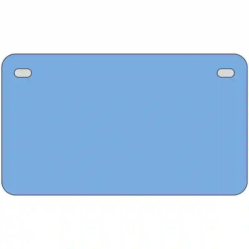 Baby Blue Solid Metal Novelty License Plate 7" x 4" (MP)