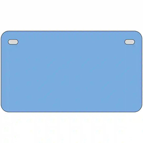 Baby Blue Solid Metal Novelty License Plate 7" x 4" (MP)