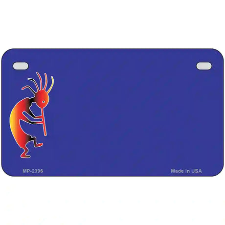 Kokopeli Offset Metal Novelty License Plate 7" x 4" (MP)