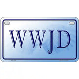 WWJD Metal Novelty License Plate 7" x 4" (MP)