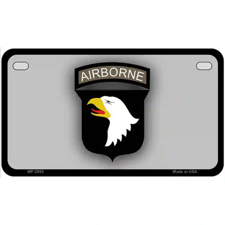 Airborne Eagle Novelty Metal License Plate 7" x 4" (MP)