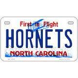 Hornets North Carolina Novelty State Metal License Plate 7" x 4" (MP)