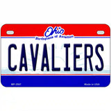 Cavaliers Ohio Novelty State Metal License Plate 7" x 4" (MP)