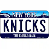 Knicks New York Novelty State Metal License Plate 7" x 4" (MP)