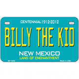 Billy The Kid New Mexico Teal Novelty Metal License Plate 7" x 4" (MP)