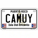 Camuy Puerto Rico Metal Novelty License Plate 7" x 4" (MP)