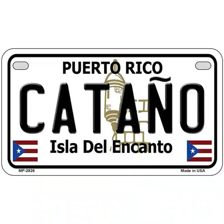 Catano Puerto Rico Metal Novelty License Plate 7" x 4" (MP)