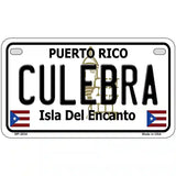 Culebra Puerto Rico Metal Novelty License Plate 7" x 4" (MP)