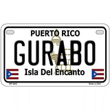 Gurabo Puerto Rico Metal Novelty License Plate 7" x 4" (MP)