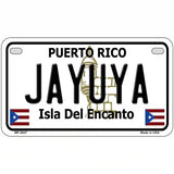 Jayuya Puerto Rico Metal Novelty License Plate 7" x 4" (MP)