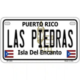 Las Piedras Puerto Rico Metal Novelty License Plate 7" x 4" (MP)