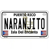 Naranjito Puerto Rico Metal Novelty License Plate 7" x 4" (MP)