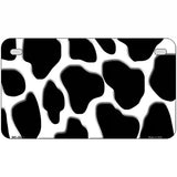 Black White Giraffe Metal Novelty License Plate 7" x 4" (MP)