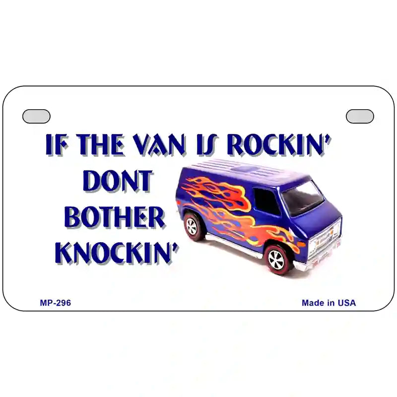 If Vans Rockin Metal Novelty License Plate 7" x 4" (MP)