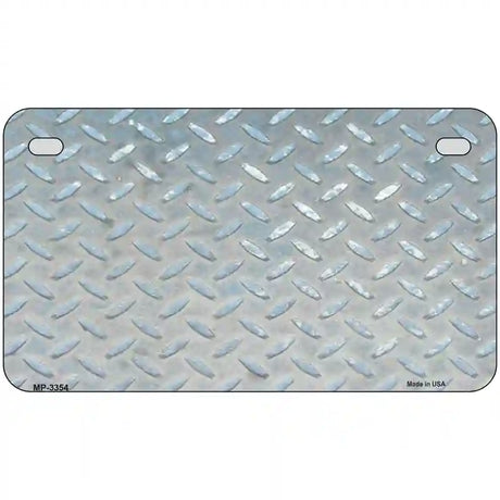 Silver Toolbox Diamond Metal Novelty License Plate 7" x 4" (MP)