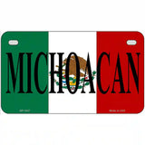 Michoacan on Mexico Flag Metal Novelty License Plate 7" x 4" (MP)