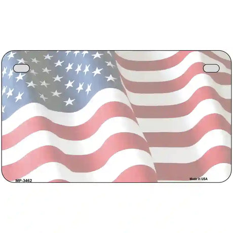 Faded Old Glory Metal Novelty License Plate 7" x 4" (MP)