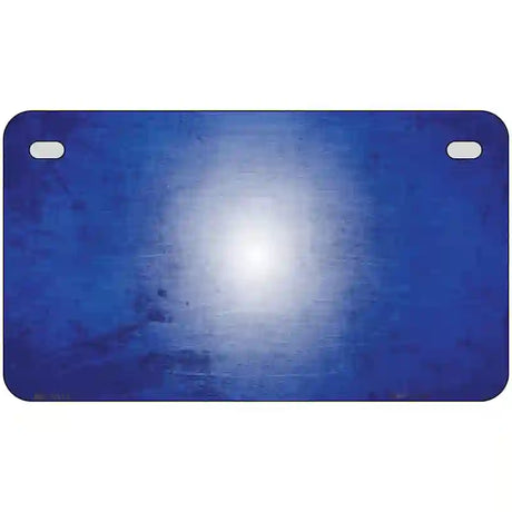 Blue White Fade Scratched License Plate Metal Novelty 7" x 4" (MP)