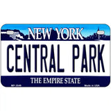 Central Park New York Novelty Metal License Plate 7" x 4" (MP)