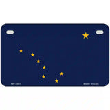 Alaska State Flag Metal Novelty License Plate 7" x 4" (MP)