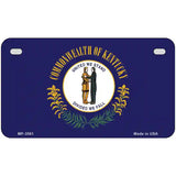 Kentucky State Flag Metal Novelty License Plate 7" x 4" (MP)