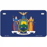 New York State Flag Metal Novelty License Plate 7" x 4" (MP)