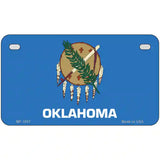 Oklahoma State Flag Metal Novelty License Plate 7" x 4" (MP)