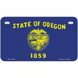 Oregon State Flag Metal Novelty License Plate 7" x 4" (MP)