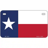 Texas State Flag Metal Novelty License Plate 7" x 4" (MP)