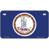 Virginia State Flag Metal Novelty License Plate 7" x 4" (MP)