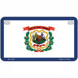 West Virginia State Flag Metal Novelty License Plate 7" x 4" (MP)