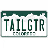 Tailgtr Colorado Novelty Metal License Plate 7" x 4" (MP)