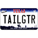 Tailgtr Texas Novelty Metal License Plate 7" x 4" (MP)