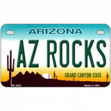 Az Rocks Novelty Metal License Plate 7" x 4" (MP)