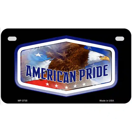 American Pride Metal Novelty License Plate 7" x 4" (MP)