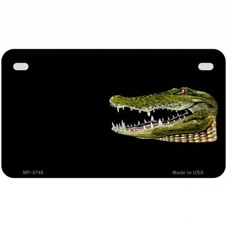 Gator Offset Metal Novelty License Plate 7" x 4" (MP)