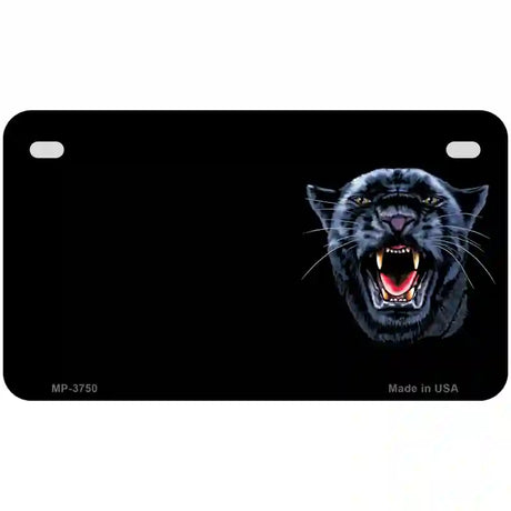 Panther Offset Metal Novelty License Plate 7" x 4" (MP)