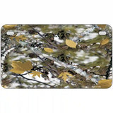 Real Leaf Camouflage Metal Novelty License Plate 7" x 4" (MP)