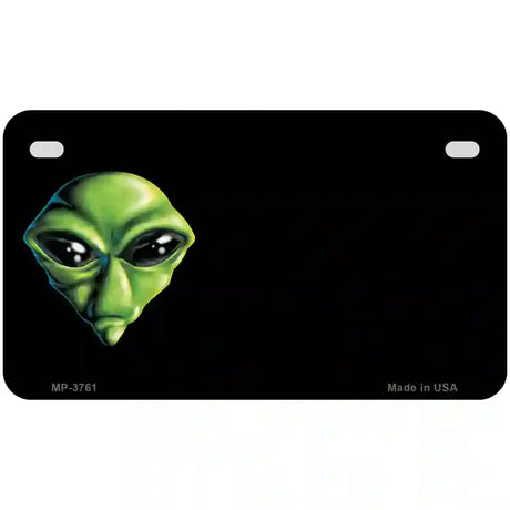 Alien Offset Metal Novelty License Plate 7" x 4" (MP)