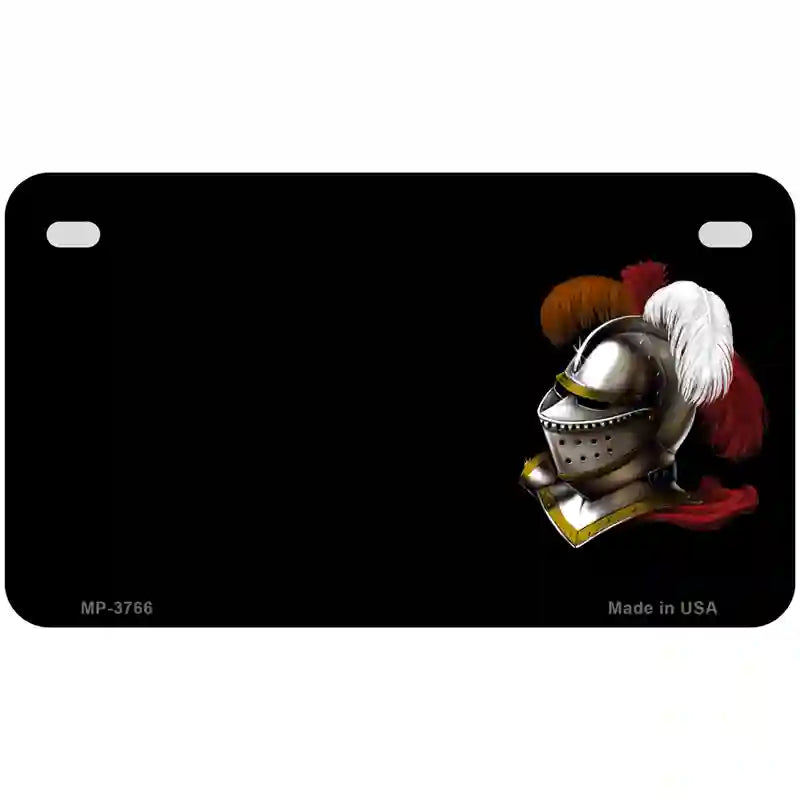 Armor Offset Metal Novelty License Plate 7" x 4" (MP)