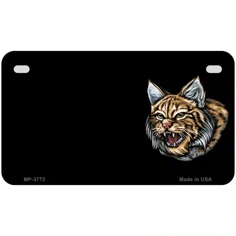 Bobcat Offset Metal Novelty License Plate 7" x 4" (MP)